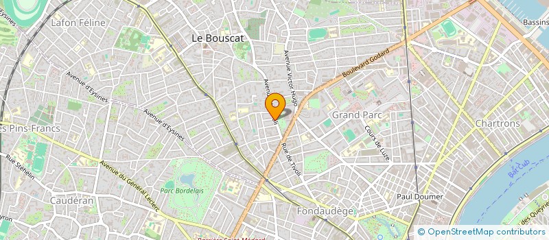 localisation de l'entreprise MONSIEUR PASCAL BONY  LE BOUSCAT