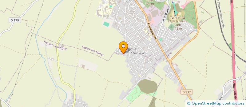 localisation de l'entreprise MONSIEUR PASCAL BOROWCZYK à NŒUX-LES-MINES