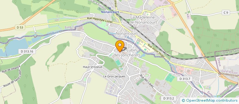 localisation de l'entreprise MONSIEUR PASCAL BOSSON à SAINT-LUBIN-DES-JONCHERETS