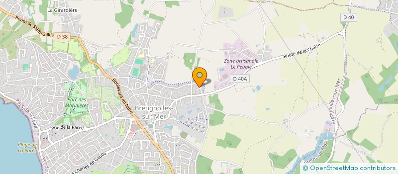 localisation de l'entreprise MONSIEUR PASCAL BOTROT  BRETIGNOLLES-SUR-MER