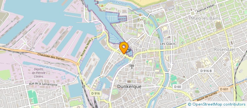 localisation de l'entreprise MONSIEUR PASCAL BOTTE à DUNKERQUE