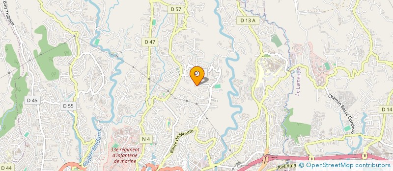 localisation de l'entreprise MONSIEUR PASCAL BOTTE  FORT-DE-FRANCE