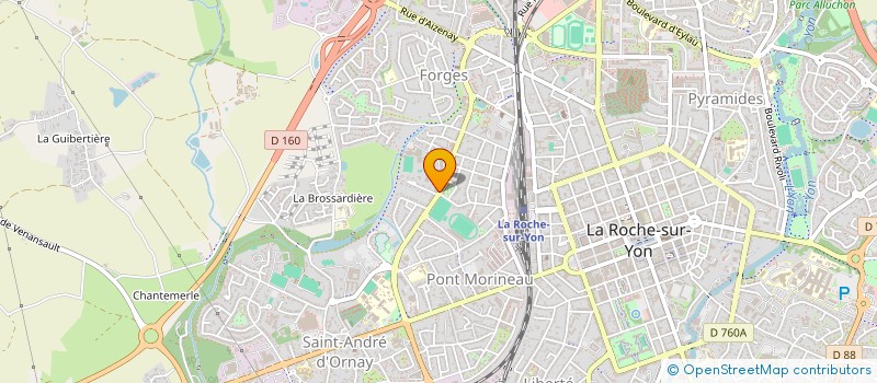 localisation de l'entreprise MONSIEUR PASCAL BOUCAULT à LA ROCHE-SUR-YON