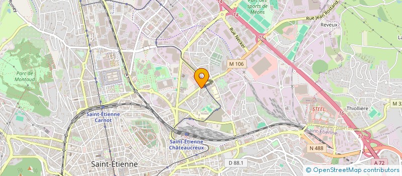 localisation de l'entreprise MONSIEUR PASCAL BOUCHARD à SAINT-ETIENNE