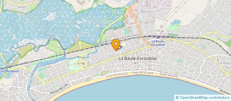 localisation de l'entreprise MONSIEUR PASCAL BOUCHARD à LA BAULE-ESCOUBLAC