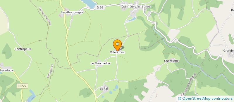 localisation de l'entreprise MONSIEUR PASCAL BOUCHET  SAINT-GERVAIS-D'AUVERGNE