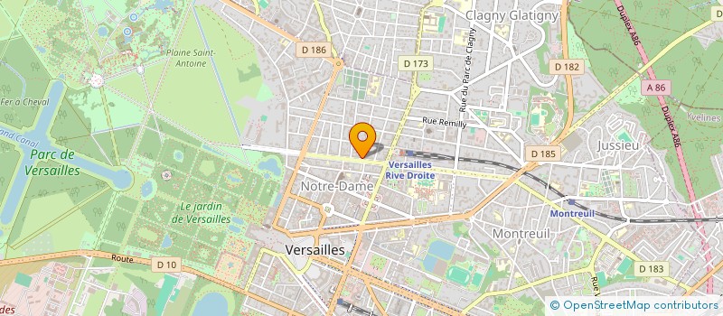 localisation de l'entreprise MONSIEUR PASCAL BOUCHET à VERSAILLES
