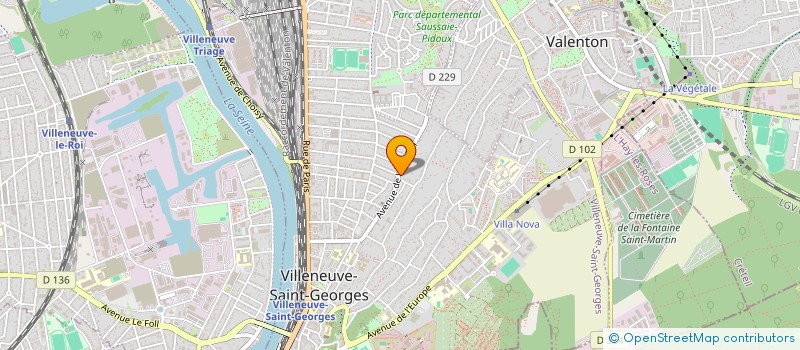 localisation de l'entreprise MONSIEUR PASCAL BOUCHET  VILLENEUVE-SAINT-GEORGES