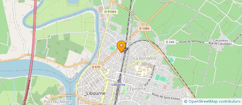 localisation de l'entreprise MONSIEUR PASCAL BOUIJAUD à LIBOURNE