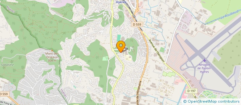 localisation de l'entreprise MONSIEUR PASCAL BOULANGER à HYERES