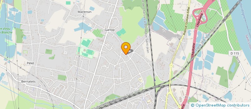 localisation de l'entreprise MONSIEUR PASCAL BOULANGER  AMBARES-ET-LAGRAVE