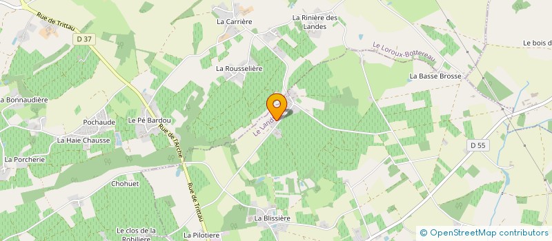 localisation de l'entreprise MONSIEUR PASCAL BOURBON à LE LANDREAU