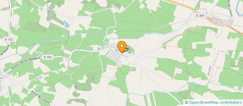 localisation de l'entreprise MONSIEUR PASCAL BOURBON  ROUTIER