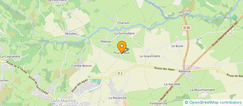 localisation de l'entreprise MONSIEUR PASCAL BOURCHANY à CHABANIERE