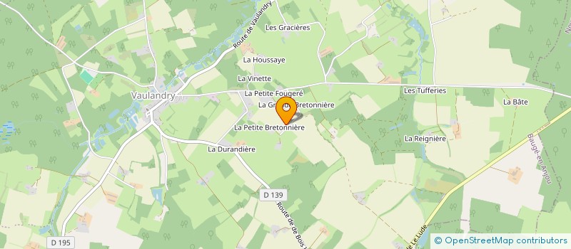 localisation de l'entreprise MONSIEUR PASCAL BOURCIER à BAUGE-EN-ANJOU