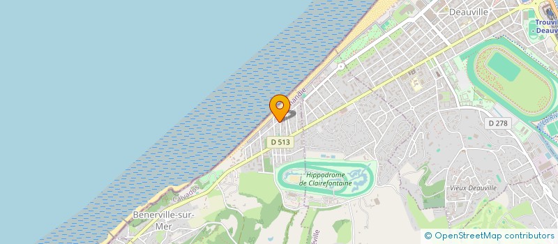 localisation de l'entreprise MONSIEUR PASCAL BOUREL  BENERVILLE-SUR-MER