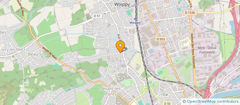 localisation de l'entreprise MONSIEUR PASCAL BOURG  WOIPPY