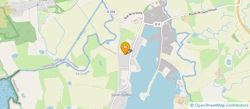 localisation de l'entreprise MONSIEUR PASCAL BOURGAU à LE CROTOY