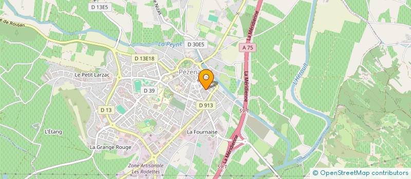 localisation de l'entreprise MONSIEUR PASCAL BOURGEAIS à PEZENAS
