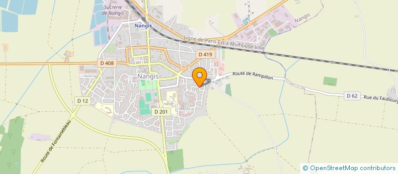 localisation de l'entreprise MONSIEUR PASCAL BOURGET  NANGIS