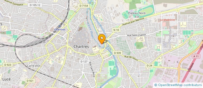 localisation de l'entreprise MONSIEUR PASCAL BOURGOGNE à CHARTRES