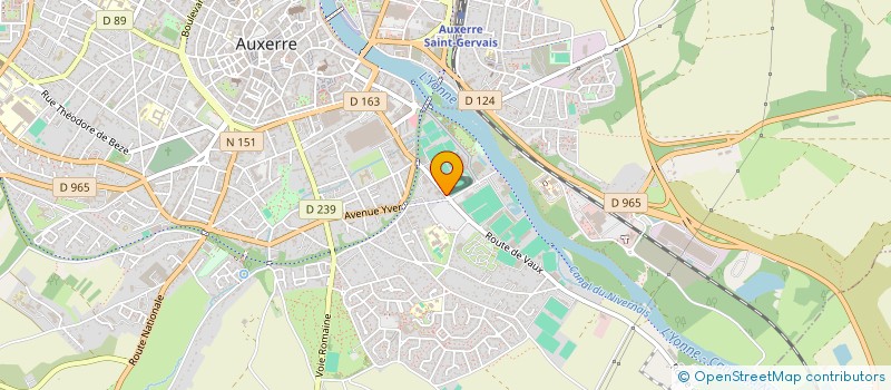 localisation de l'entreprise MONSIEUR PASCAL BOURGOIN à AUXERRE