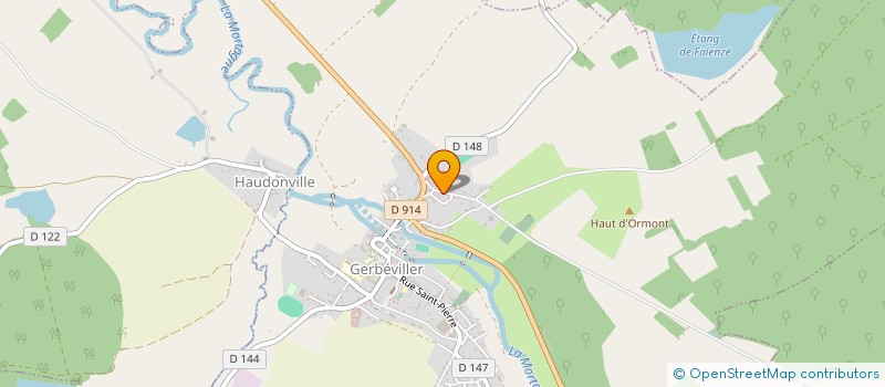 localisation de l'entreprise MONSIEUR PASCAL BOURGON  GERBEVILLER