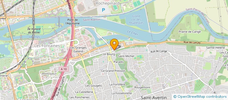 localisation de l'entreprise MONSIEUR PASCAL BOURGUEIL  SAINT-AVERTIN