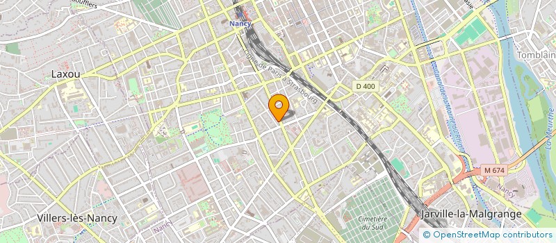 localisation de l'entreprise MONSIEUR PASCAL BOURGUIGNON  NANCY