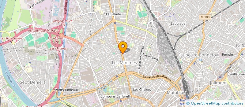 localisation de l'entreprise MONSIEUR PASCAL BOURJAC  TOULOUSE
