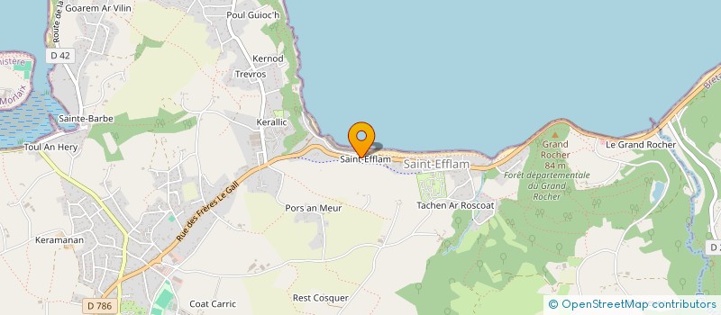 localisation de l'entreprise MONSIEUR PASCAL BOUSQUET  PLESTIN-LES-GREVES