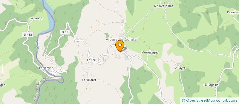 localisation de l'entreprise MONSIEUR PASCAL BOUSSUGE à ALBARET-LE-COMTAL