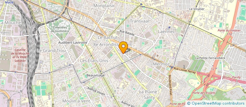 localisation de l'entreprise MONSIEUR PASCAL BOUTELDJA  LYON