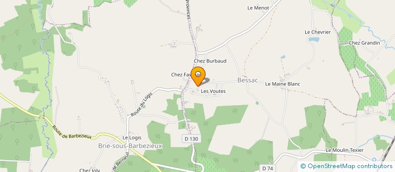 localisation de l'entreprise MONSIEUR PASCAL BOUTON à BESSAC