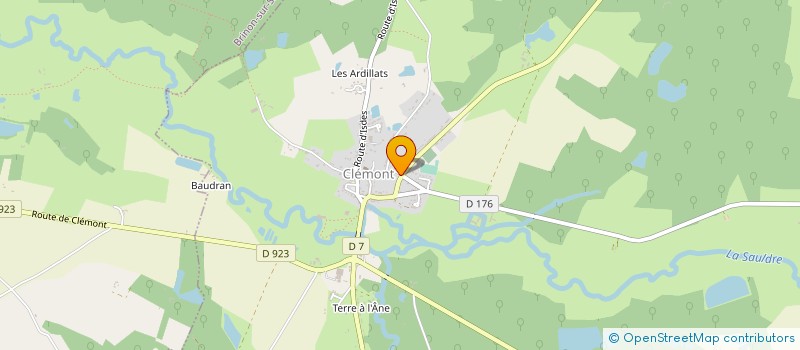 localisation de l'entreprise MONSIEUR PASCAL BOUTON  CLEMONT