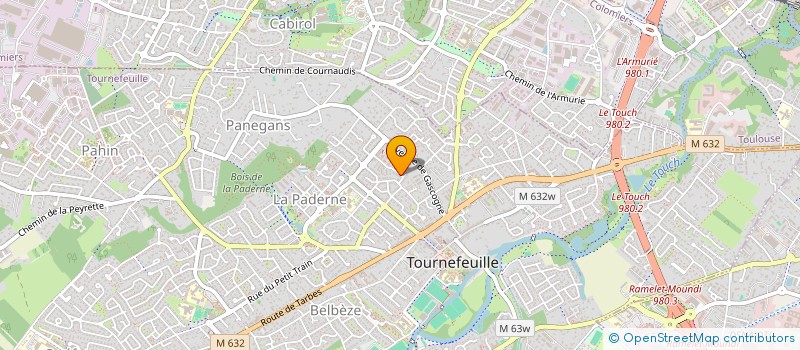 localisation de l'entreprise MONSIEUR PASCAL BOUTON  TOURNEFEUILLE