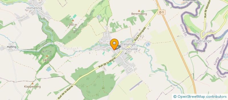 localisation de l'entreprise MONSIEUR PASCAL BOUVARD  EVRANGE