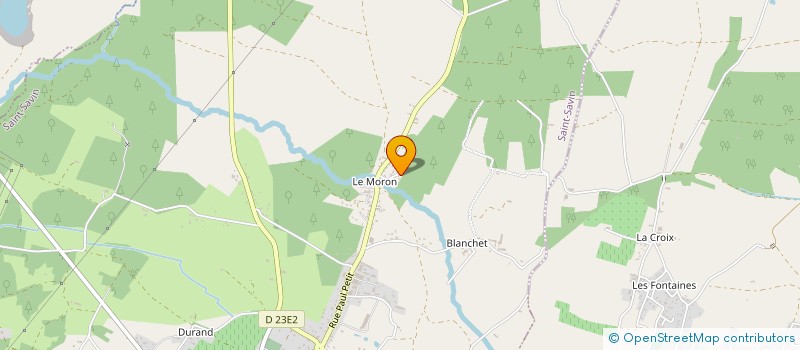 localisation de l'entreprise MONSIEUR PASCAL BOUX  SAINT-SAVIN