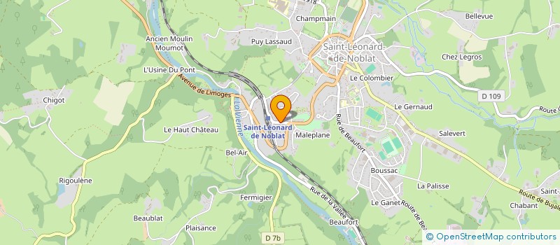 localisation de l'entreprise MONSIEUR PASCAL BOY  SAINT-LEONARD-DE-NOBLAT