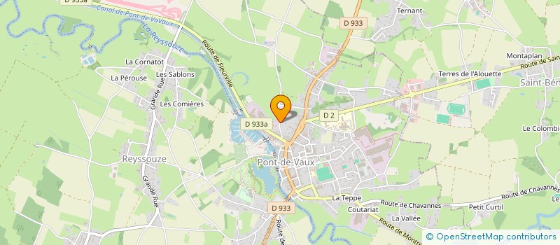 localisation de l'entreprise MONSIEUR PASCAL BOYAT  PONT-DE-VAUX