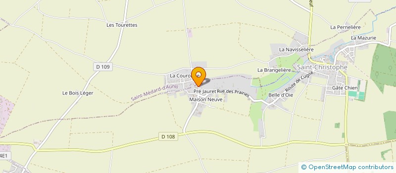 localisation de l'entreprise MONSIEUR PASCAL BOYER à SAINT-CHRISTOPHE