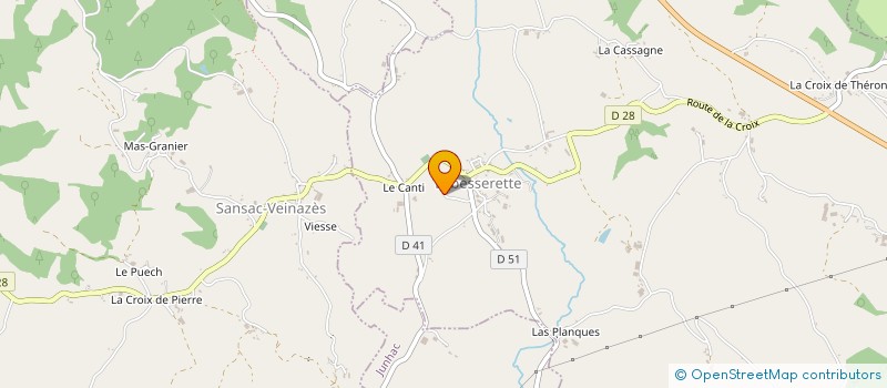 localisation de l'entreprise MONSIEUR PASCAL BRABANT à LABESSERETTE
