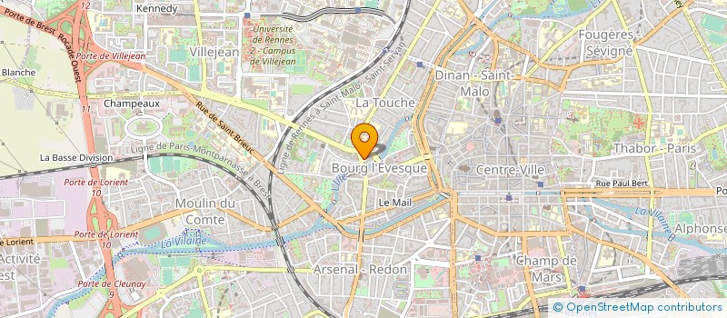 localisation de l'entreprise MONSIEUR PASCAL BRAJEUL à RENNES