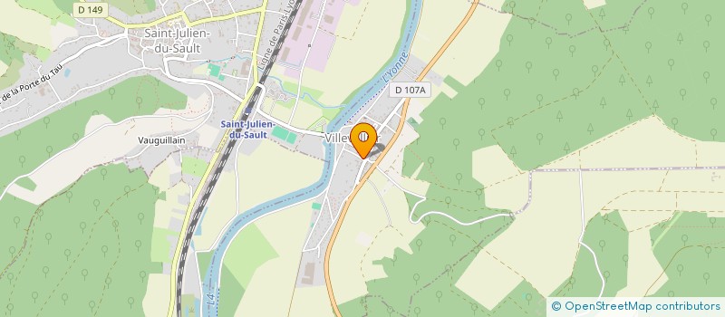 localisation de l'entreprise MONSIEUR PASCAL BRANCHET à VILLEVALLIER