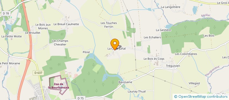 localisation de l'entreprise MONSIEUR PASCAL BRANGEON  PLEUGUENEUC