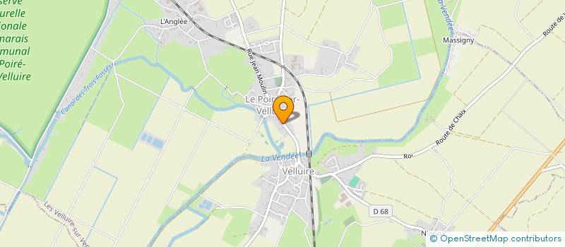 localisation de l'entreprise MONSIEUR PASCAL BRARD  LES VELLUIRE-SUR-VENDEE