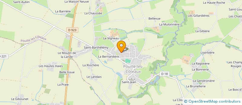 localisation de l'entreprise MONSIEUR PASCAL BRASEBIN à POUILLE-LES-COTEAUX
