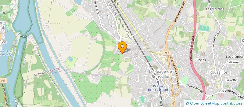 localisation de l'entreprise MONSIEUR PASCAL BRASSELET  SAINT-MAURICE-L'EXIL