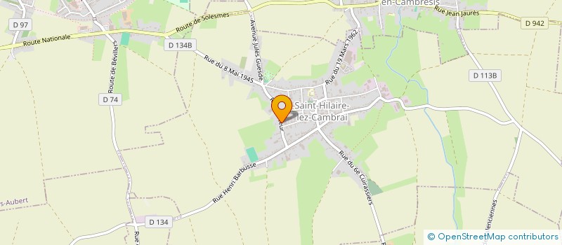 localisation de l'entreprise MONSIEUR PASCAL BRASSEUR  SAINT-HILAIRE-LEZ-CAMBRAI