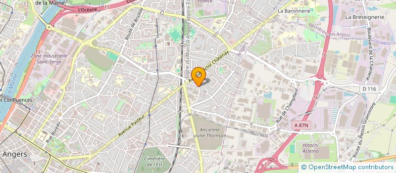 localisation de l'entreprise MONSIEUR PASCAL BRASSY  CHEFFES